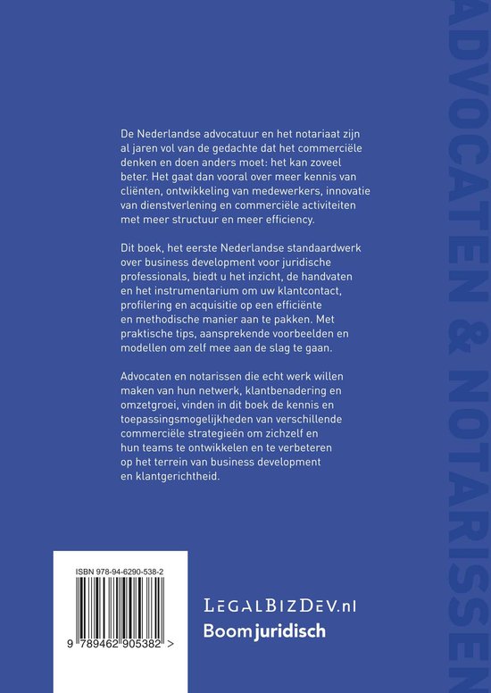 Handboek business development voor advocaten & notarissen
