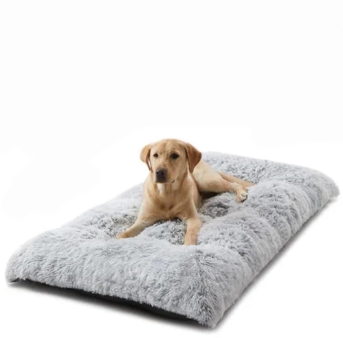 Wasbaar, Rustgevend Hondenmatras Met Antislip Onderkant, Zacht En Comfortabel Hondenkussen, Grijs, 100*70 cm