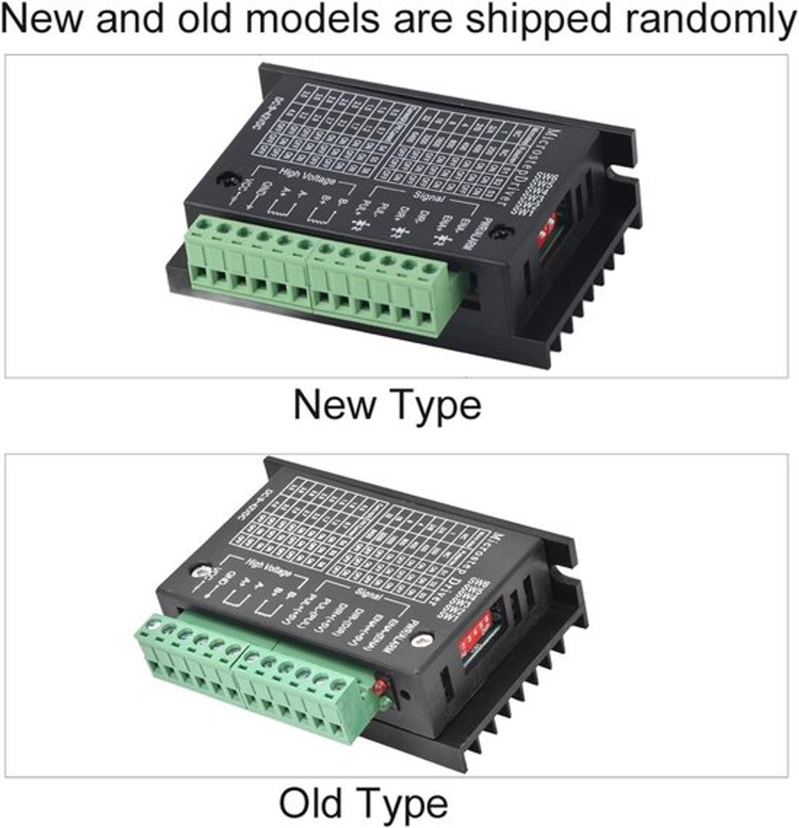 Stappenmotor Driver NEMA 17/23/34 DC42V 4A Micro Step Resoluties 32 Segmenten - 10 X 3 X 6cm.