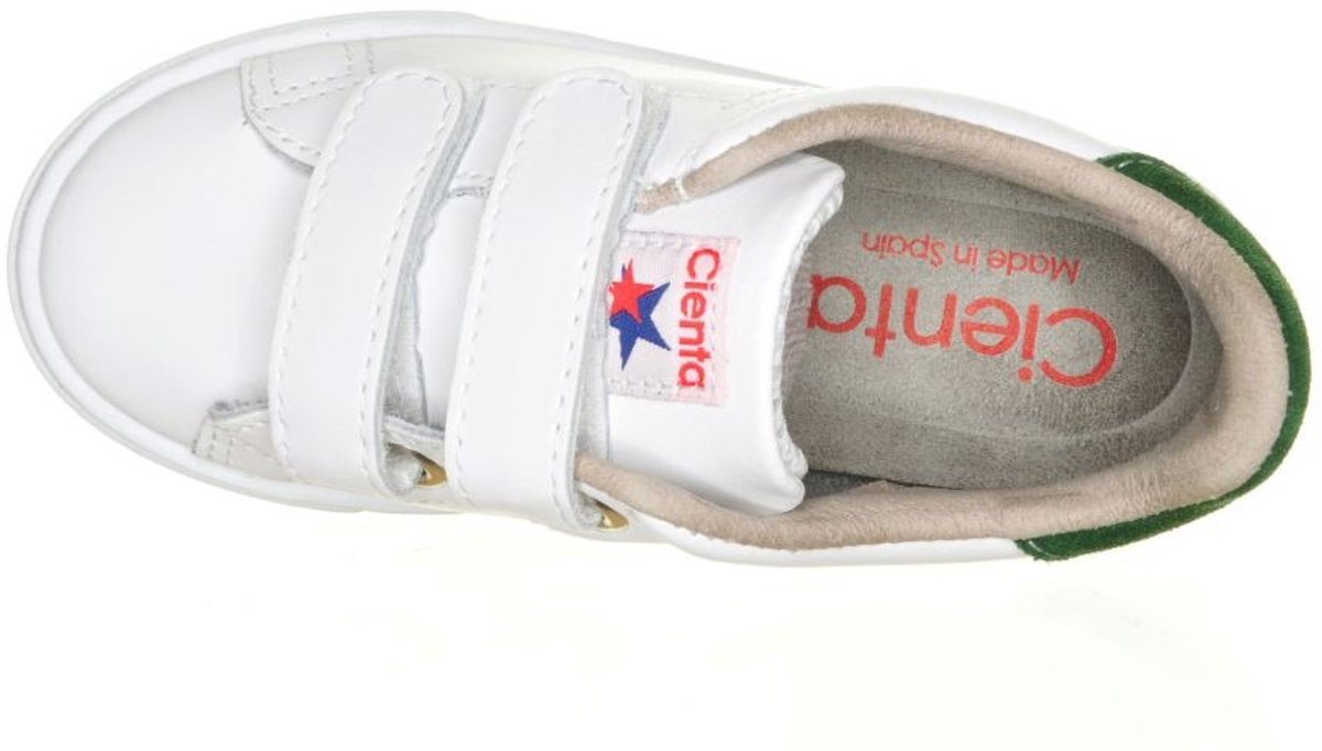 Cienta Wit Leder Velcro maat 30