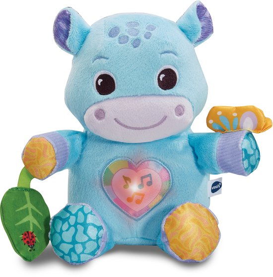 VTech Baby Knuffelnijlpaardje - Interactieve Knuffel - 35+ Melodietjes, Liedjes, Geluiden en Zinnetjes - Vanaf 3 Maanden van Vtech — afbeelding 5