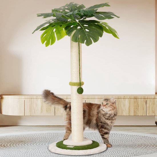 Krabpaal voor katten met natuurlijke sisal, stevige