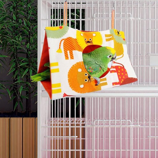 Verwarming Vogelbaars Platform, 5W 12V Elektrisch Verwarmde Vogelbaars voor Vogels, Papegaaien, Hamsters, Chinchilla's, Thermostatische Vogelverwarmer voor Kooi, Constant Temp