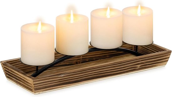 7x vintage kaarsenstandaards met tropische vibe voor je tafel