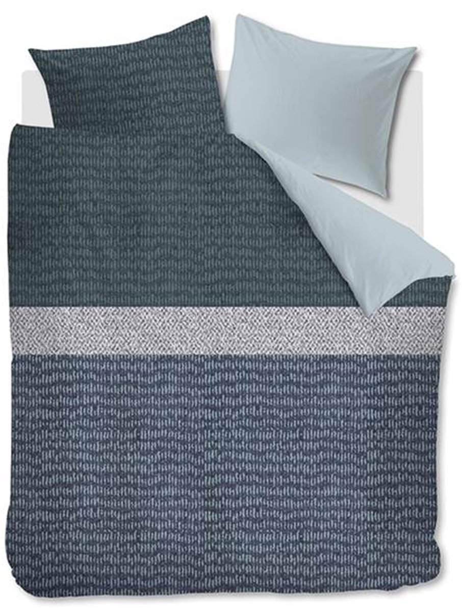 Snoozing Lucius Dekbedovertrek - Lits-jumeaux - 240x200/220 cm - Blue
