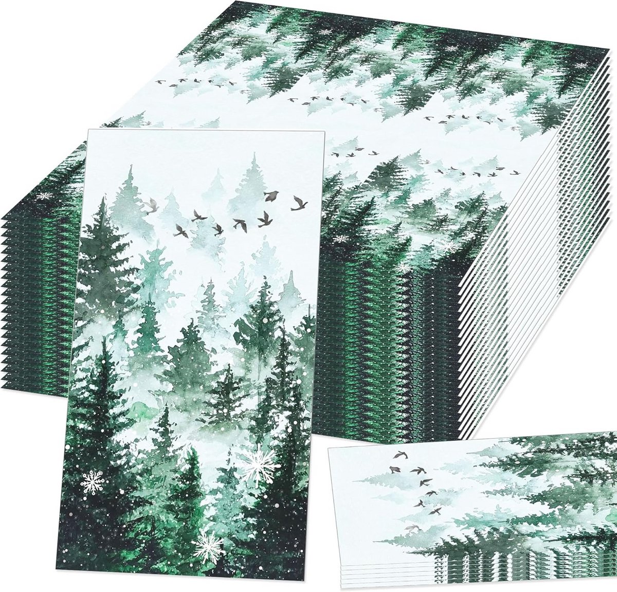 Papieren Servetten 33 x 33 cm - 20 stuks - Dubbellagig - FSC Gecertificeerd - Diverse Designs