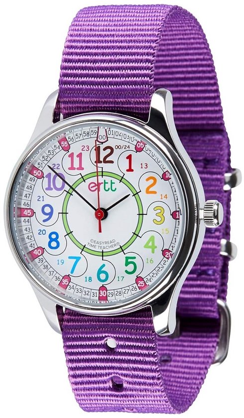 EasyRead time teacher ERW RB 24 B Children's Watch for Boys and Girls with Learning Function