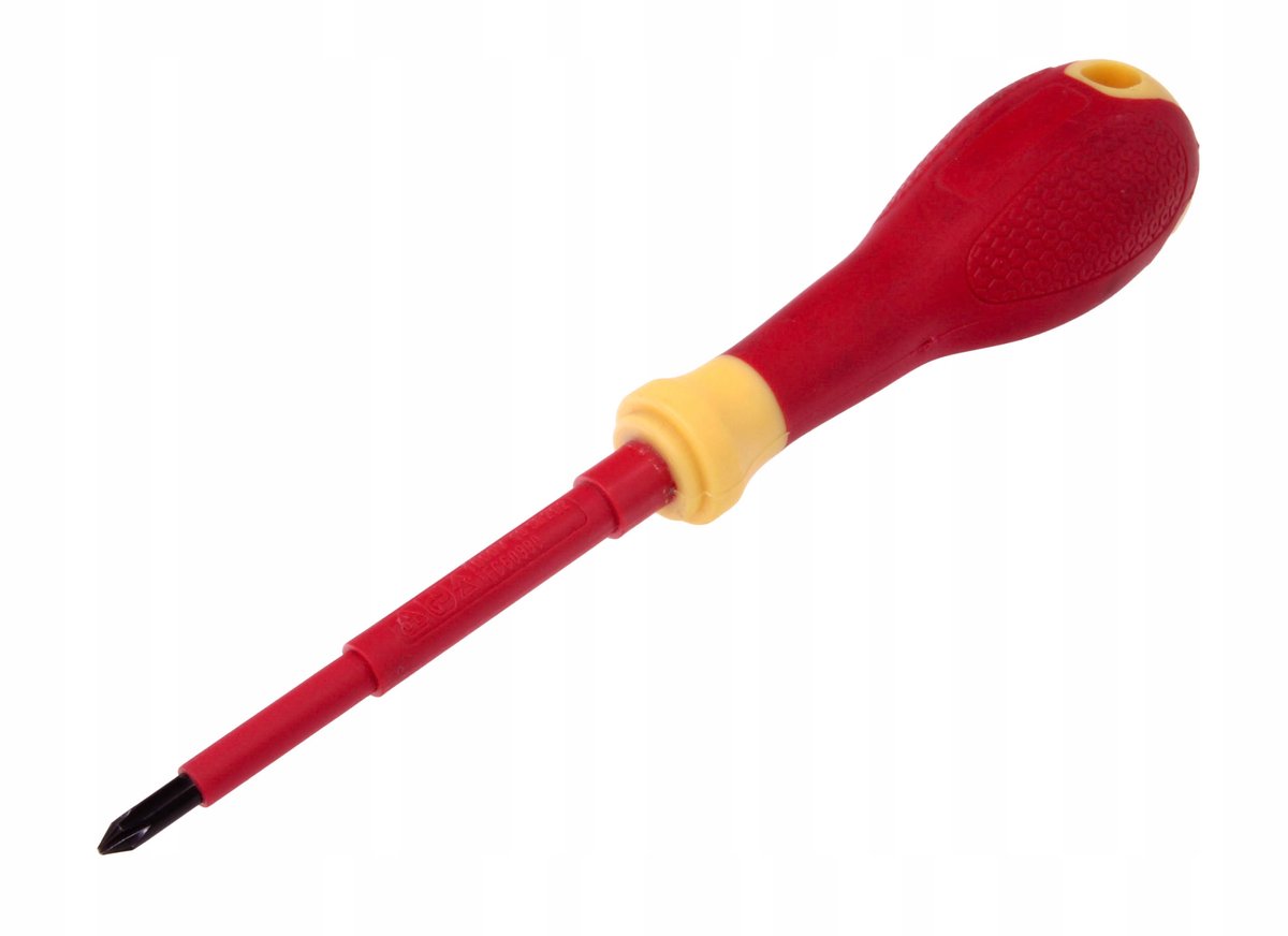 VDE Kruiskopschroevendraaier PH1 x 100 mm - Veilig Elektriciteitswerk