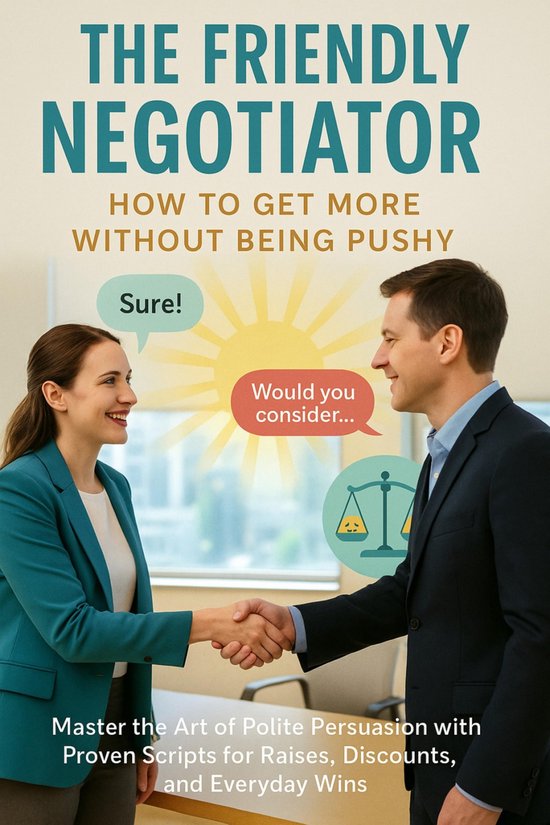 The Friendly Negotiator: How to Get More Without Being Pushy - cover