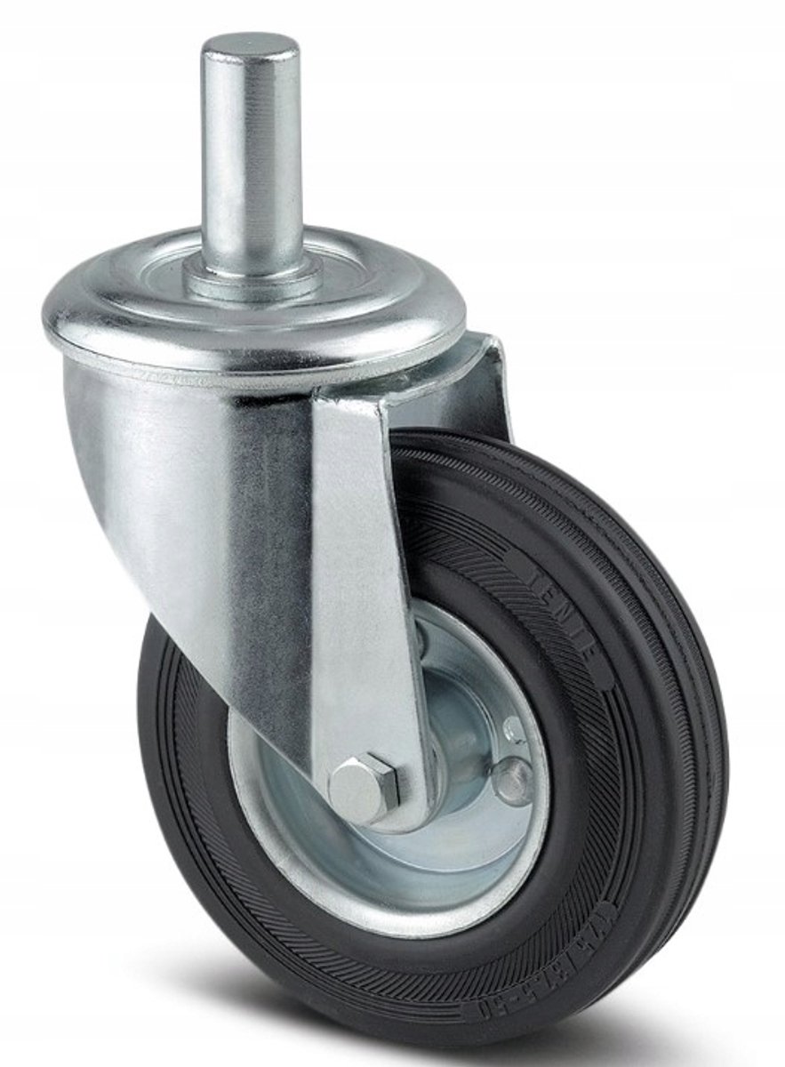 Zwenkwiel 200mm voor Werkplaatskarren en Machines