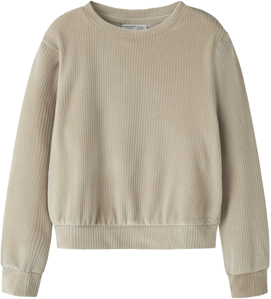 NAME IT - NKFVELOA LS VELVET SHORT TOP - Meisjes - Lange mouwen shirts