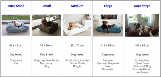 Coussin Dog's Companion Dog - XS - 55 x 45 cm - Rayure champêtre