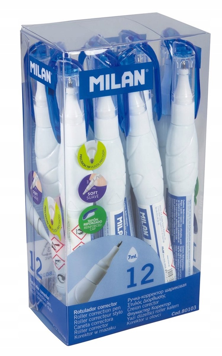 Milan Pen Corrector 7ml - Vlekkeloze Correcties