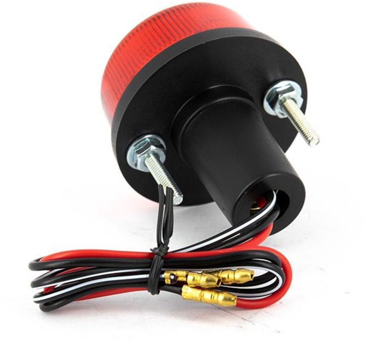 Feu arrièrerond rouge Kyoto à ampoule 12V 21/5W pour support de plaque moto Neuf