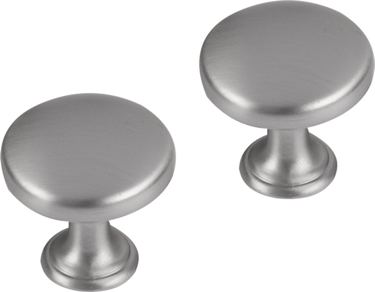 Differnz | Meubelknop Rond - Bol | 30 mm | Mat Chroom