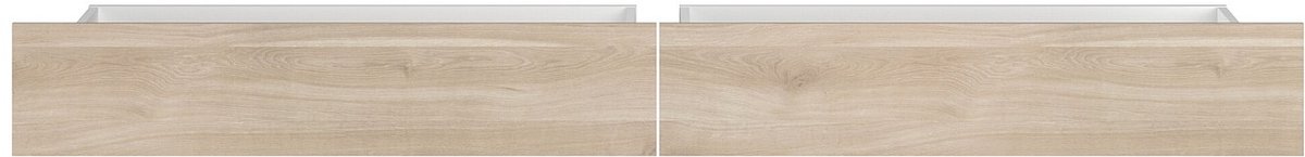 Vente-unique Bedframe hout natuurlijk licht 140 x 190 cm, 140 x 200 cm, 160 x 200 cm, 180 x 200 cm (Super King Size Bed)
