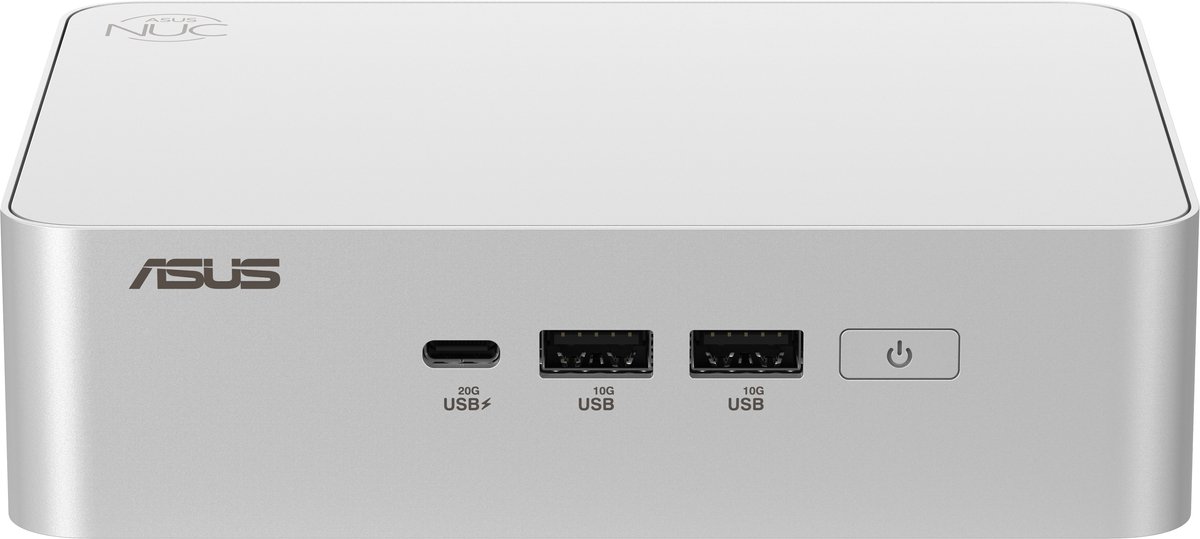 ASUS NUC 15 Pro+ RNUC15CRSU900002 - Barebone - Intel Core Ultra 9 285H - Intel Arc 140T Graphics - 2x SO-DIMM DDR5 - M.2 SSD - Wi-Fi 7 - Bluetooth 5.4 - Wit