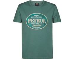 Petrol Industries - Heren Bedrukt jersey T-shirt Estrella - Groen - Maat XXL