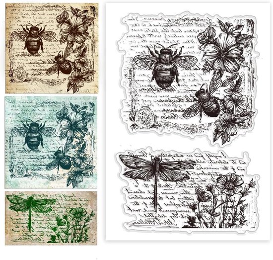 PandaHall Hond Clear Stempels, Transparante Craft Stempels Huisdier Doggie Vorm Patronen Rubber Stempels Dier Stempels Voor Scrapbooking Kaarten Maken Pasen Decoratie Fotokaart Album Crafting Supplies