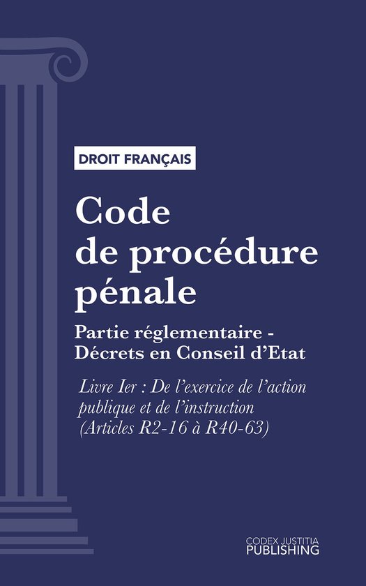 Code de procédure pénale - cover