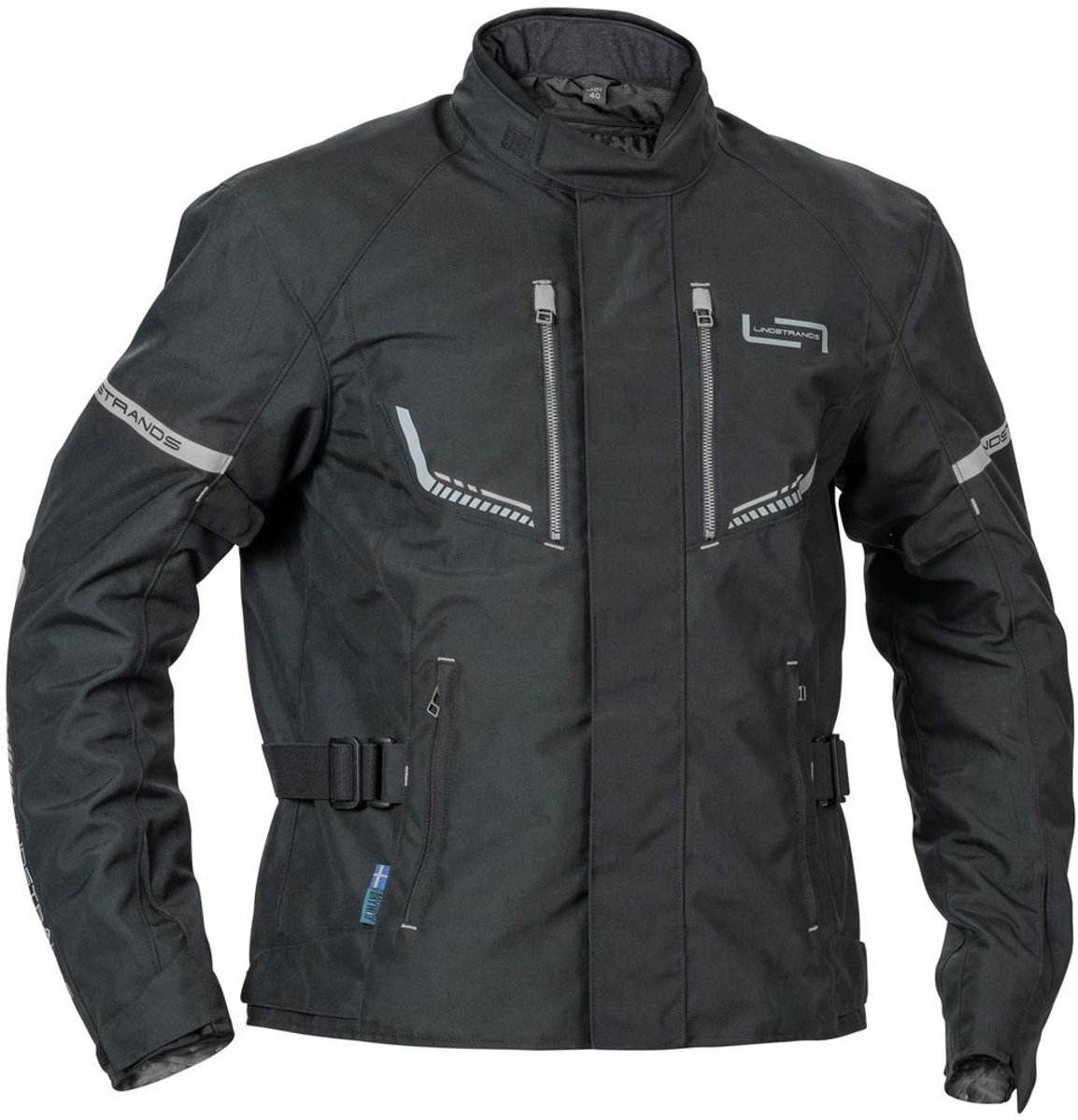 Lindstrands Lomsen waterdichte motorfiets textiel jas -