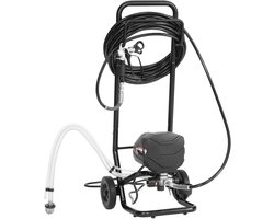 Airless verfspuitapparaat, 650 W, 3000 PSI hogedrukspuitapparaat met kar, reinigingsgereedschap, slang, verlengstang, spuitmonden, elektrisch spuitapparaat voor binnen- en buitenschilderwerk