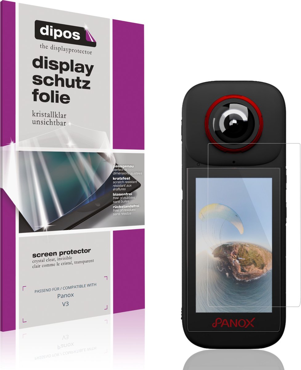dipos – 4x Beschermfolie geschikt voor Panox V3 | Krasbestendige & heldere Screenprotector Ultra-Thin