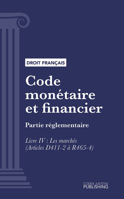 Code monétaire et financier - cover