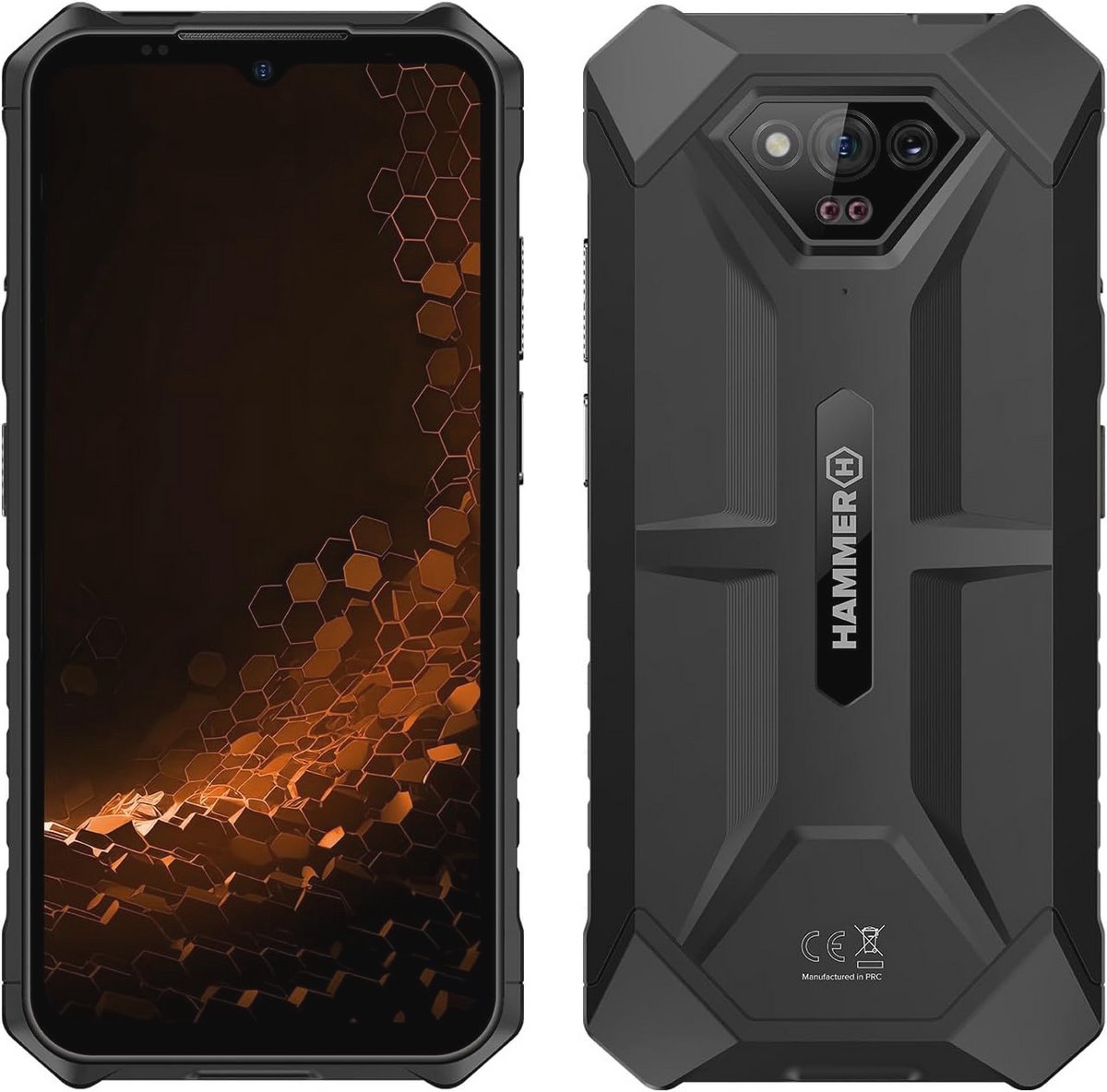 Robuuste waterdichte smartphone zonder abonnement - 50 Mpx camera met nachtzicht
