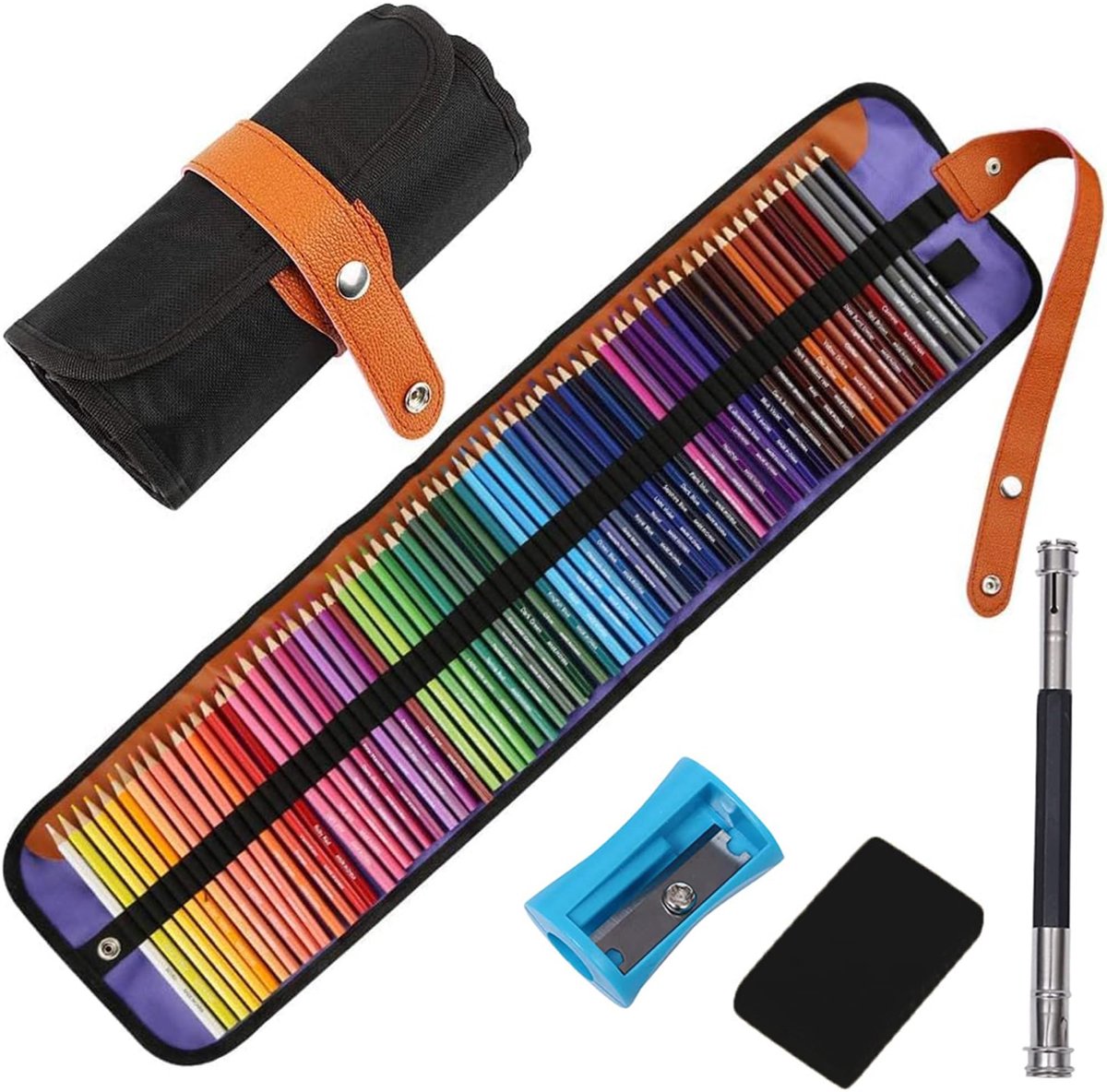 IMPERATORIS® Regenboogpotloden - Regenboog Kleurpotloden Set - Geweldig voor Kunst, Tekenen, Kleuren, Schetsen - 72 kleurpotloden Stuks
