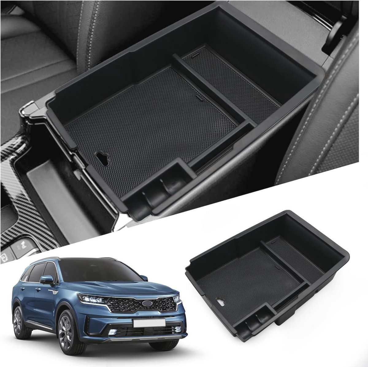Middenconsole Opbergbox voor Auto - Organizer voor Handschoenen en Kleine Voorwerpen