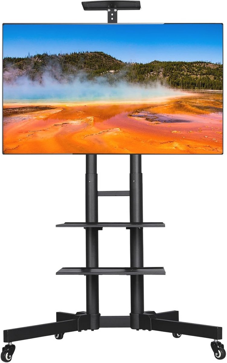 Mobiele TV Stand met Hoogteverstelling voor 32-65 Inch Televisies