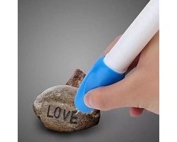 Borvat® Elektrische graveerpen - DIY graveer apparaat - Draagbare graveermachine voor metaal, glas, hout en plastic – Batterij aangedreven-Voor creatieve projecten op hout, glas, metaal en kunststof