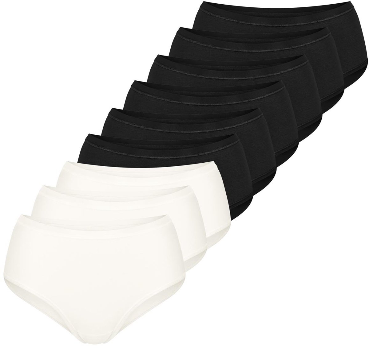 sloggi Dames midi slip 9 pack GO Daily Cotton
