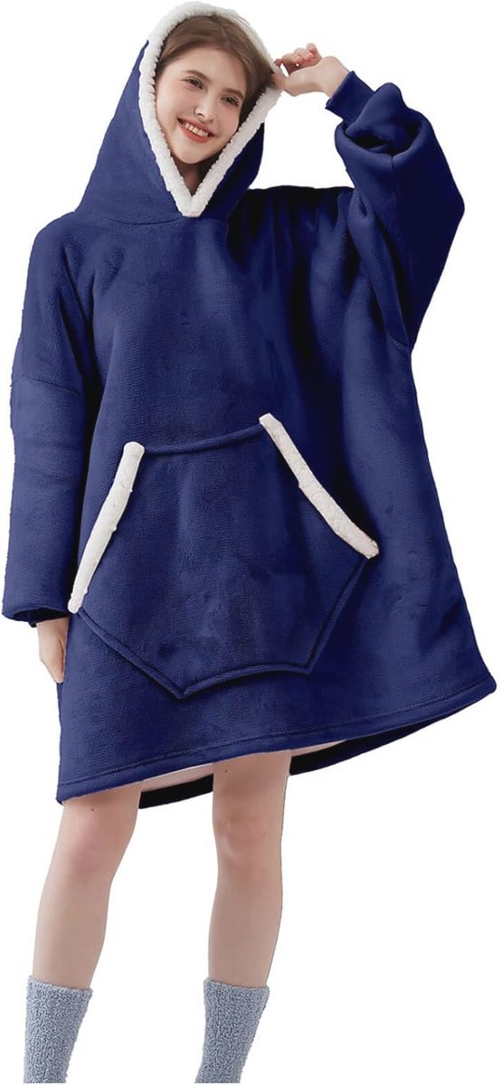Hoodie met Capuchon voor Volwassenen en Tieners - Superzacht en Comfortabel Dekensweatshirt