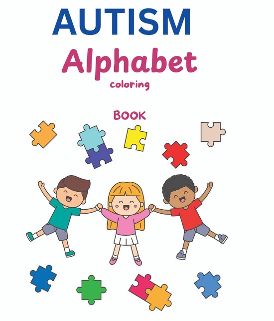 AUTISM Alphabet Coloring Book - cover