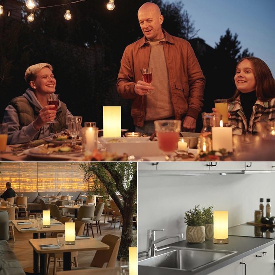 Draadloze Nachtlamp met Dimbare Touchbediening en Oplaadbare Accu — afbeelding 3