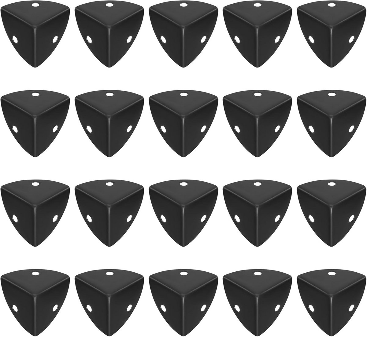 Metalen hoekbeschermers voor meubels - 20 stuks in antiek design