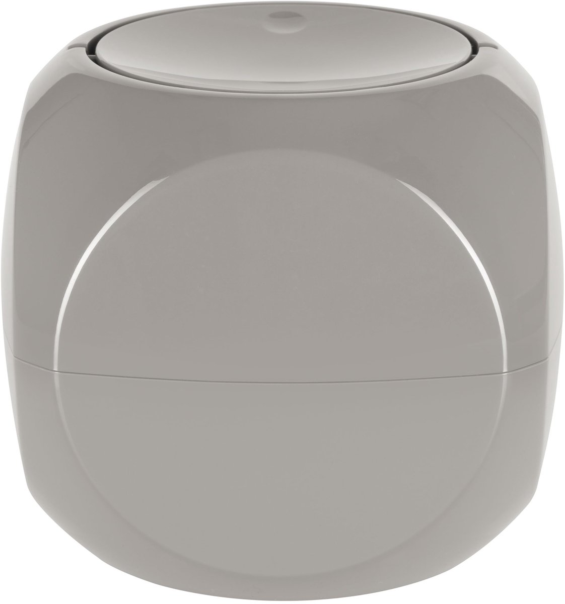 Unyqoos® Stijlvolle compacte afvalemmer met swingdeksel voor badkamer en keuken