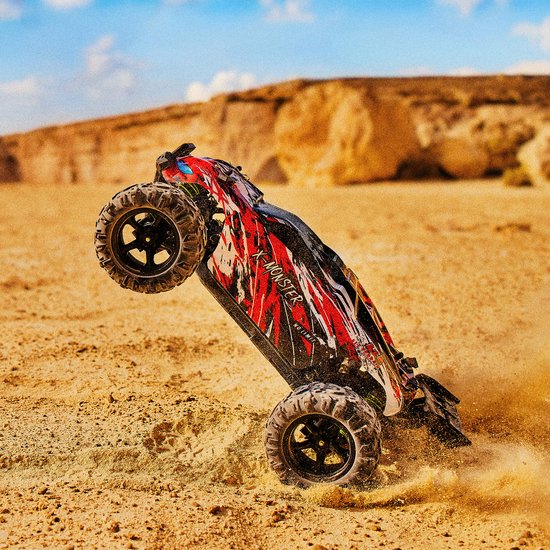 Overmax X-Monster 3.5 RC Auto – 4x4 – 1:18 Schaal – 30 km/h - Bereik 100 m – 2 Accu’s (40 min) – Extra Carrosserie – Offroad – TUV-gecertificeerd