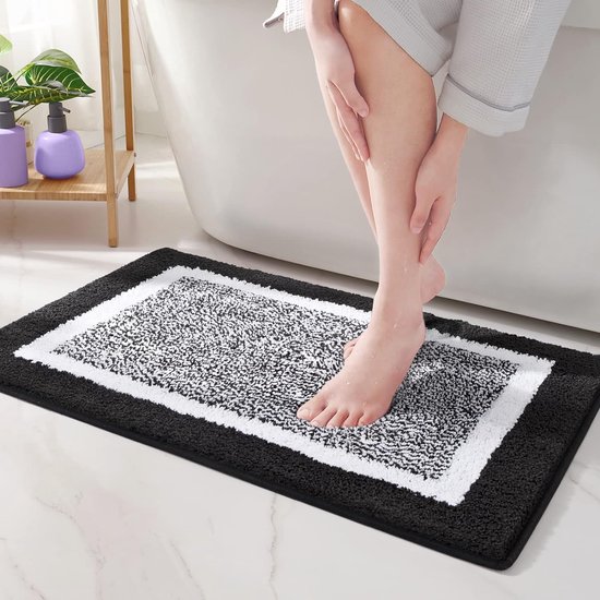 Badmat, 50 x 75 cm, badkamertapijt, antislip, zachte badmat, wasbaar in de machine