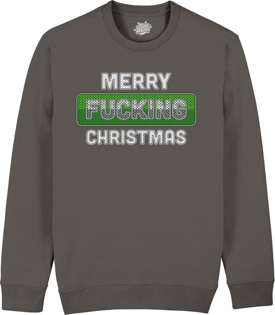 Kersttrui voor dames en heren, Ugly Christmas sweater, led, glitter, eland, kersttrui, grappige kersttrui, knipperend voor mannen/vrouwen, zwart/rood, Rood één stuk