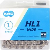 KMC ketting HL1 1/8 100 links silver
