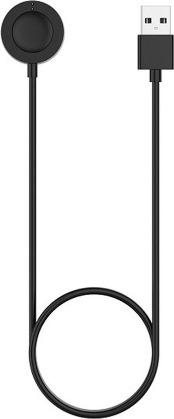 Somstyle Oplaadkabel Geschikt Voor Michael Kors Gen 6, Gen 5e, Gen 5, Gen 4 Smartwatch - USB Oplader - Kabel - Charger - 1 Meter - Zwart - Somstyle
