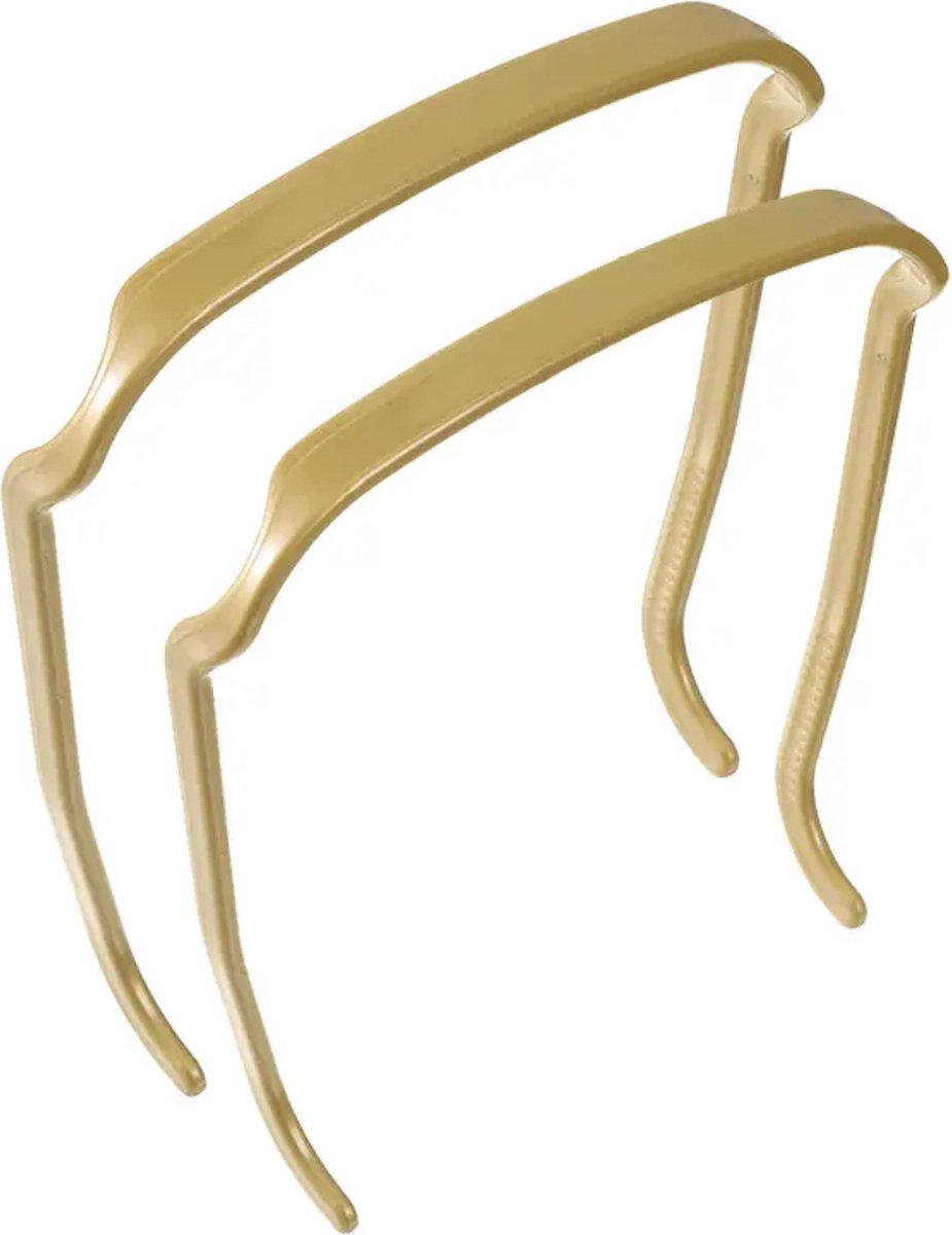 Zonnebril Haarband - Set van 2 - Zonnebril Haarband Effect - Haarband Zonnebril - Haarband- Haarbanden- 2 stuks - Goud