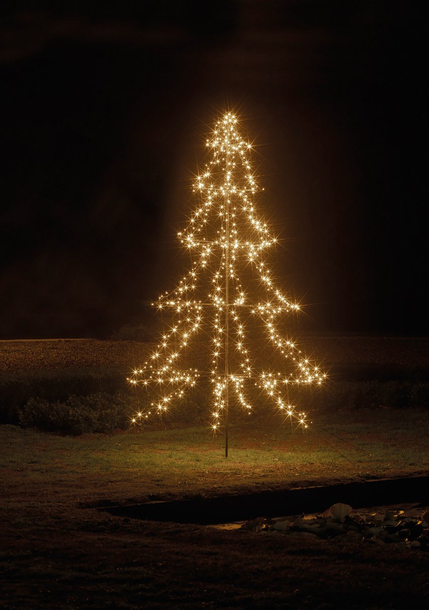 Sapin de Noël Fairybell pour Extérieur 300 LED Blanc Chaud de 2 m –
