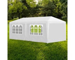 Partytent wit - 6 zijwanden - 3 x 6 m