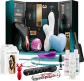 EIS Premium erotische adventskalender 2023 voor singles en koppels, 24 sensuele luxe sekscadeaus incl. Satisfyer App Toy en andere Satisfyer Toys, erotische verrassingen, goederenwaarde 1000€