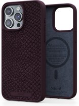 Salmon Leather Magsafe Case for iPhone 15 Pro Max, Rust
