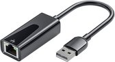 USB 3.0 naar Ethernet (RJ45) kabel - 1000 Mbps - Internet adapter - Gigabit LAN - Zwart - Provium